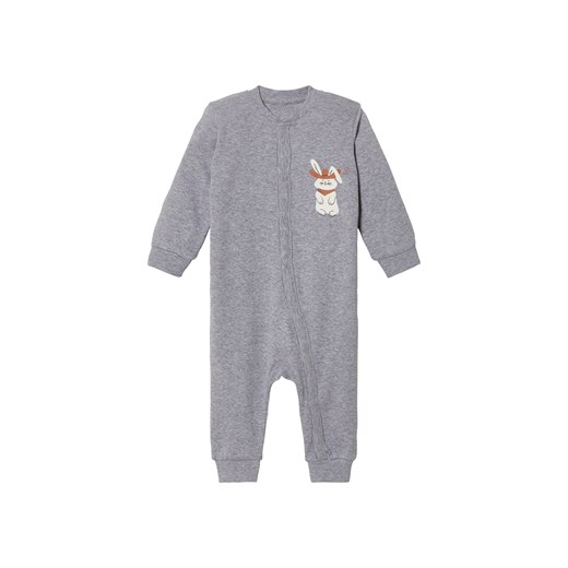 lupilu® Pajacyk niemowlęcy z bawełny organicznej (62-68, Szary) Lupilu® LIDL Sklep