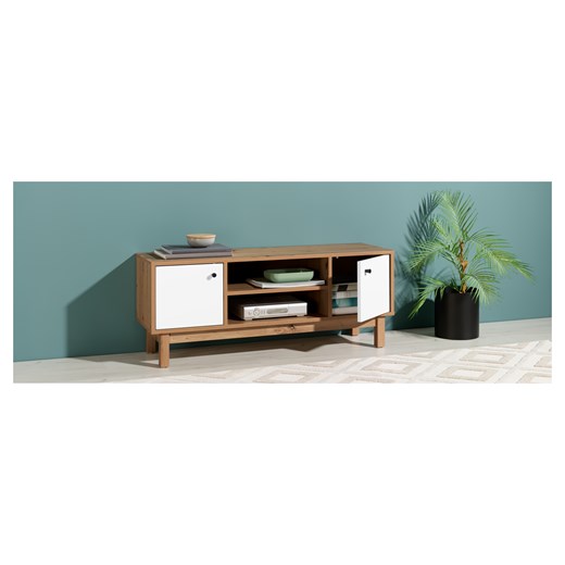 LIVARNO home Szafka pod telewizor Copenhagen, z 2 półkami i 2 drzwiczkami Livarno Home LIDL Sklep