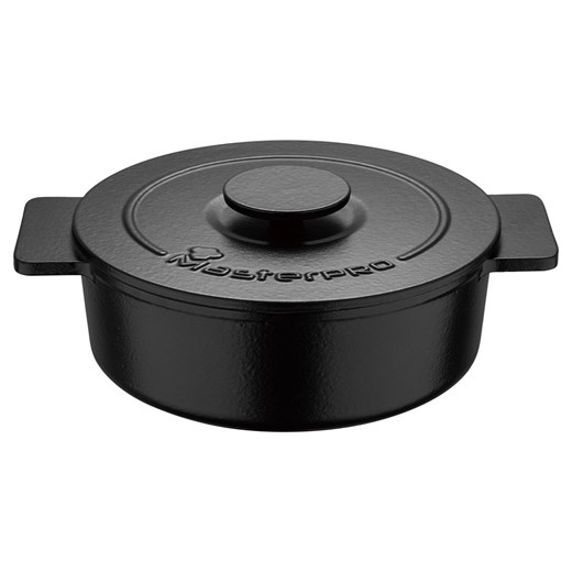 Masterpro Garnek żeliwny z pokrywką, Ø 26 cm (Czarny) Masterpro LIDL Sklep