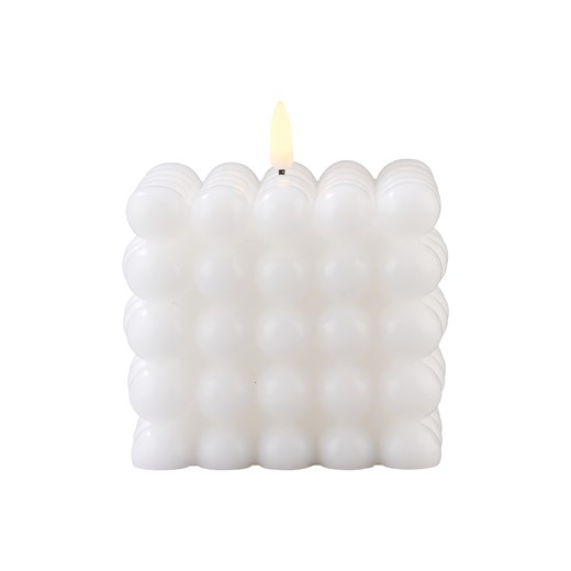 LIVARNO home Świece LED z prawdziwego wosku, zasilane bateriami (Bąbelkowa Livarno Home LIDL Sklep