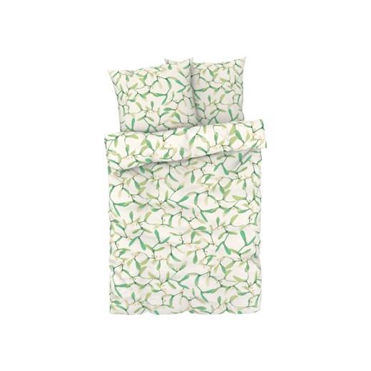 LIVARNO home Pościel flanelowa, 160 x 200 cm (Liście) Livarno Home LIDL Sklep