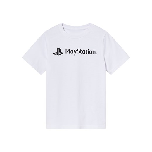 T-shirt dziecięcy z nadrukiem (PlayStation/ biały, 122/128) LIDL Sklep