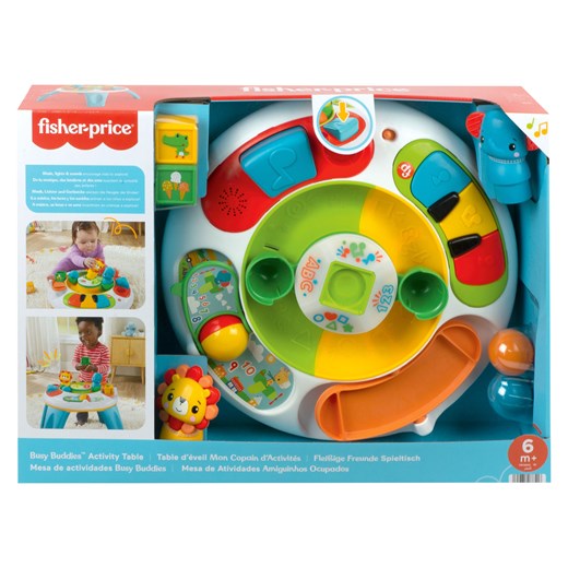 Fisher-Price Stolik edukacyjny Przyjaciele dżungli, z dźwiękami LIDL Sklep