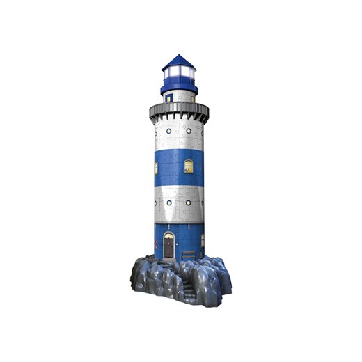 Ravensburger Puzzle 3D LED, 216 elementów (Latarnia morska) Ravensburger LIDL Sklep