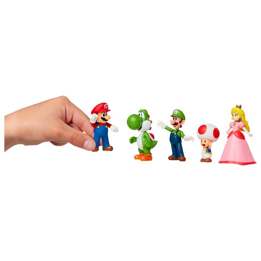 Nintendo Super Mario Figurki z kolekcji Super Mario + Przyjaciele 6 cm, 5 sztuk Nintendo Super Mario LIDL Sklep