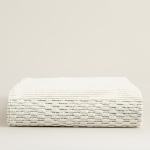 Ręcznik Ripple 70x140 cm ivory ze sklepu dekoria.pl w kategorii Ręczniki - zdjęcie 176536388