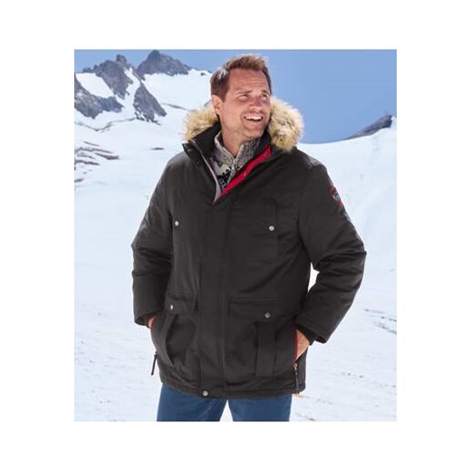 Parka z kapturem z imitacją futerka High Performance ze sklepu Atlas For Men w kategorii Kurtki męskie - zdjęcie 176536578