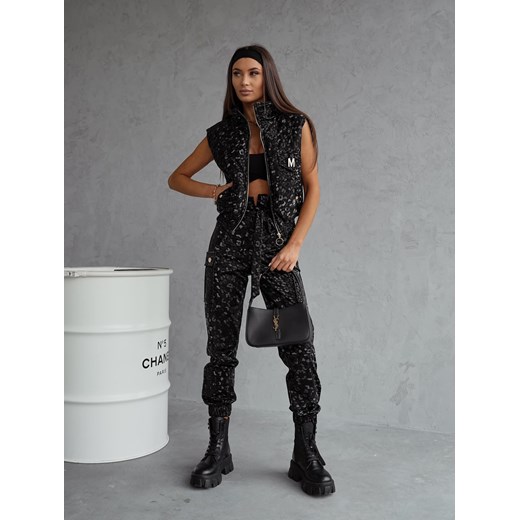 krótka kamizelka bezrękawnik rebel ekoskóra mielczarkowski polski produkt Mielczarkowski M/L STYLOWO