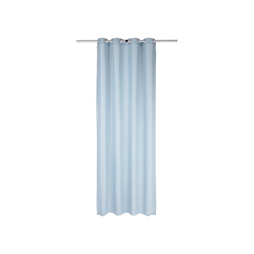 LIVARNO home Komplet zasłon, 1 komplet, 2 sztuki (Niebieski, Oczka) Livarno Home LIDL Sklep
