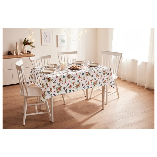 LIVARNO home Obrus, zmywalny (Biały, 130x160cm) Livarno Home LIDL Sklep