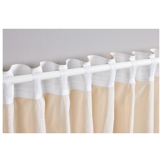 LIVARNO home Komplet 2 zasłon, 135 x 254 cm (Beżowy) Livarno Home LIDL Sklep