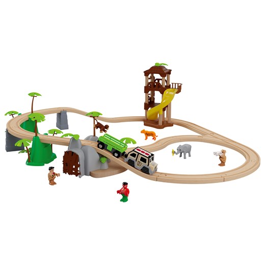 Playtive Drewniana kolejka Dżungla lub Stacja kolejowa Playtive LIDL Sklep