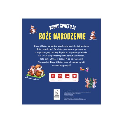 Opowiadania świąteczne, łamigłówki, kolorowanki i inne (Bobry świętują Boże LIDL Sklep