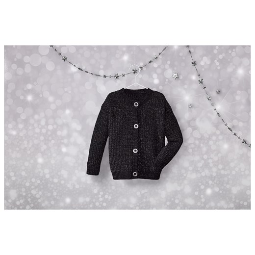 lupilu® Kardigan dziewczęcy (122/128, Czarny) Lupilu® LIDL Sklep