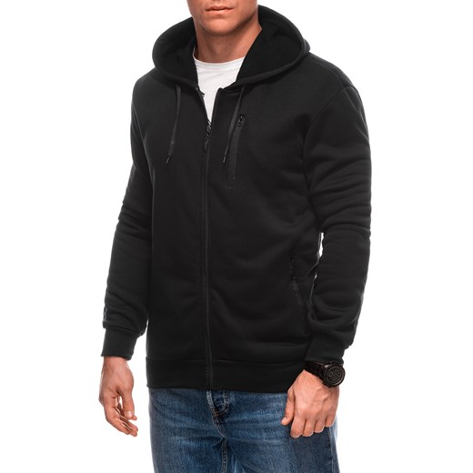 Bluza męska bez kaptura 1704B - czarny Other XXL Edoti
