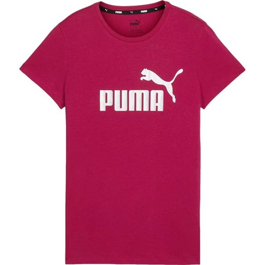 Koszulka damska ESS+ Metallic Logo Tee Puma ze sklepu SPORT-SHOP.pl w kategorii Bluzki damskie - zdjęcie 176550415