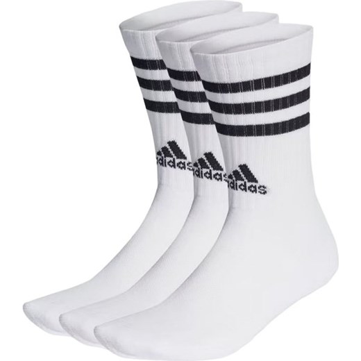 Skarpety 3-stripes Cushioned Crew 3 pary Adidas ze sklepu SPORT-SHOP.pl w kategorii Skarpetki męskie - zdjęcie 176550437