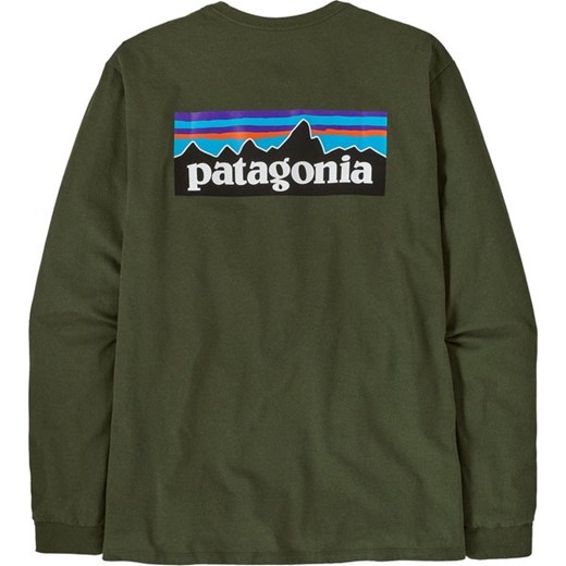 Longsleeve męski P-6 Logo Responsibili Tee Patagonia ze sklepu SPORT-SHOP.pl w kategorii T-shirty męskie - zdjęcie 176550668