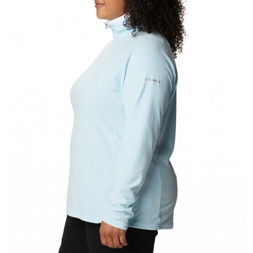 Damski polar nierozpinany bez kaptura COLUMBIA Glacial IV Half Zip - niebieski ze sklepu Sportstylestory.com w kategorii Bluzy damskie - zdjęcie 176551646