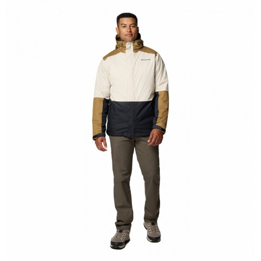 Męska kurtka trekkingowa Columbia Men\'s Point Park 3-In-1 Waterproof Insulated Jacket - brązowa ze sklepu Sportstylestory.com w kategorii Kurtki męskie - zdjęcie 176554839