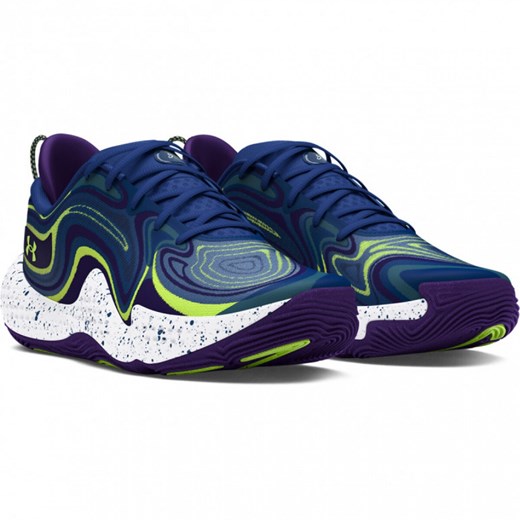 Buty do koszykówki uniseks Under Armour UA Spawn 6 Start Of Season - granatowe ze sklepu Sportstylestory.com w kategorii Buty sportowe męskie - zdjęcie 176554965