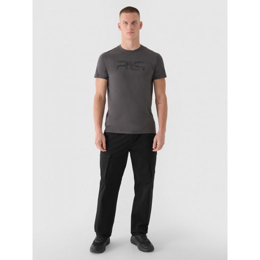 Męskie spodnie casual cargo 4F x RL RL9SAW24TTROM1215 - czarne Rl9 L Sportstylestory.com