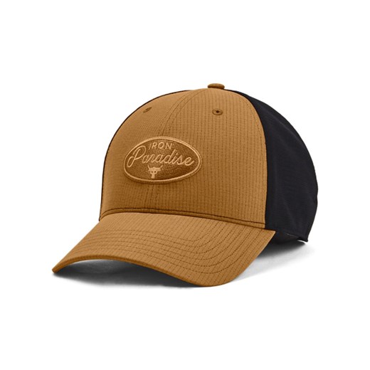 Męska czapka z daszkiem Under Armour Project Rock Trucker - brązowa Under Armour One-size Sportstylestory.com