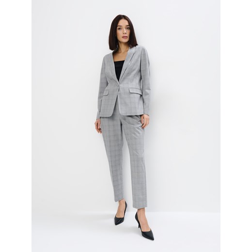 Mohito - Eleganckie spodnie w kratę - wielobarwny ze sklepu Mohito w kategorii Spodnie damskie - zdjęcie 176555749