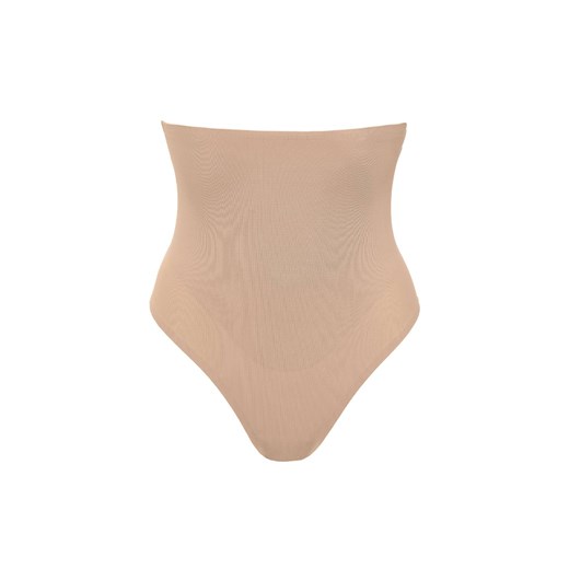 Gorteks stringi damskie wysokie modelujące beżowe Maria, Kolor beżowy, Rozmiar 36, Gorteks ze sklepu Intymna w kategorii Bielizna wyszczuplająca - zdjęcie 176556547