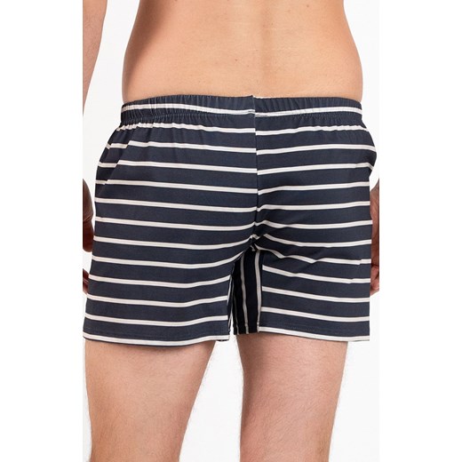 Bokserki męskie Lars, Kolor grafitowy-wzór, Rozmiar S, Italian Fashion ze sklepu Intymna w kategorii Majtki męskie - zdjęcie 176556579