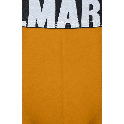 Marilyn Bokserki męskie musztardowe z logowaną gumą Letters Boxer, Kolor musztardowy, Rozmiar M, Marilyn ze sklepu Intymna w kategorii Majtki męskie - zdjęcie 176556689