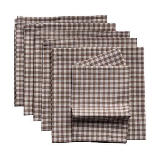 Komplet serwetek 6 szt. 42 x 42 Quadro 136-05 ze sklepu dekoria.pl w kategorii Tekstylia kuchenne - zdjęcie 176559196