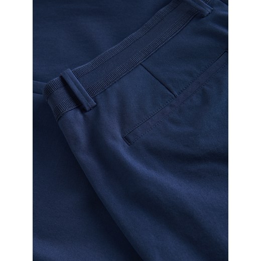 Reserved - Spodnie chino slim fit w kratę - niebieski Reserved L Reserved