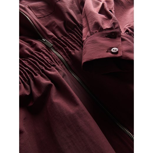 Reserved - Sukienka midi z suwakiem - burgundowy Reserved M Reserved