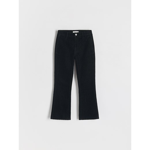 Reserved - Jeansy flare high waist - czarny ze sklepu Reserved w kategorii Spodnie dziewczęce - zdjęcie 176566896