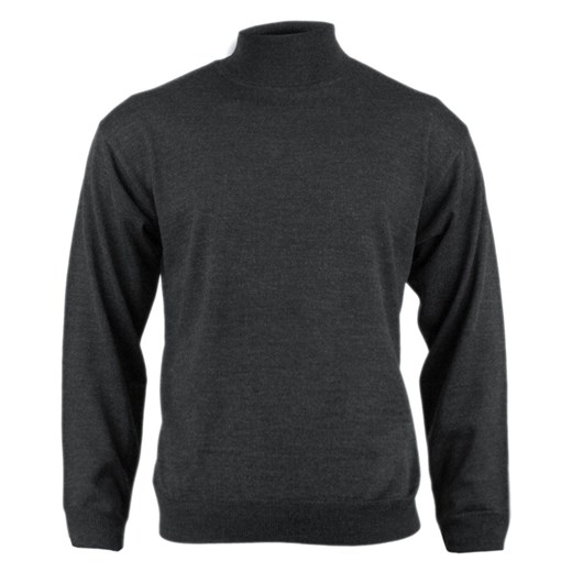 Elegancki Golf Męski - Brave Soul - Grafitowy SWBRSAW24HUMEdkcharcoal ze sklepu JegoSzafa.pl w kategorii Swetry męskie - zdjęcie 176568486