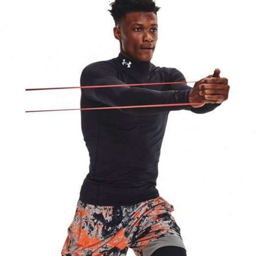 Męski longsleeve treningowy termoaktywny Under Armour UA CG Armour Comp Mock - czarny ze sklepu Sportstylestory.com w kategorii T-shirty męskie - zdjęcie 176569557
