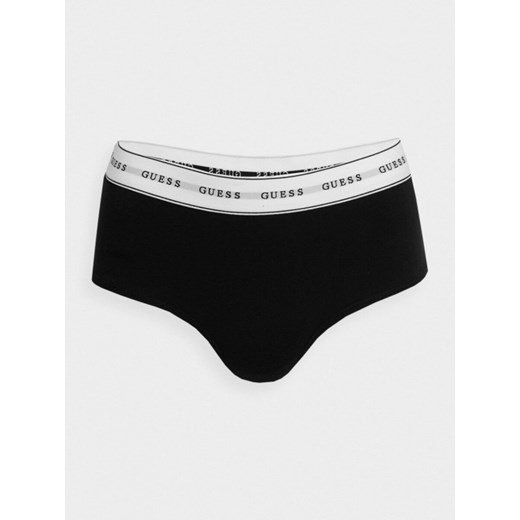 Damskie hipstery GUESS CARRIE CULLOTTE - czarne ze sklepu Sportstylestory.com w kategorii Majtki damskie - zdjęcie 176569648
