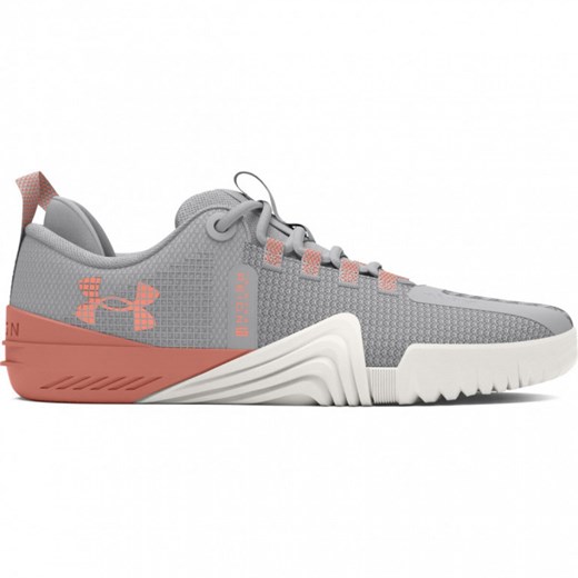 Damskie buty treningowe crossfit Under Armour UA W TriBase Reign 6 - szare ze sklepu Sportstylestory.com w kategorii Buty sportowe damskie - zdjęcie 176570205
