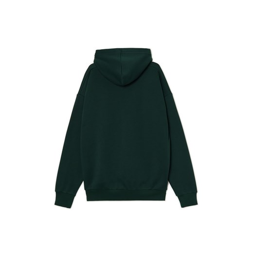 Cropp - Zielona bluza ze streetową gęsią - zielony Cropp XL Cropp