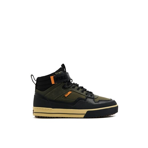 Cropp - Oliwkowe sneakersy za kostkę - zielony ze sklepu Cropp w kategorii Buty sportowe męskie - zdjęcie 176574599