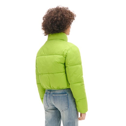 Cropp - Zielona kurtka puffer - zielony Cropp S okazja Cropp