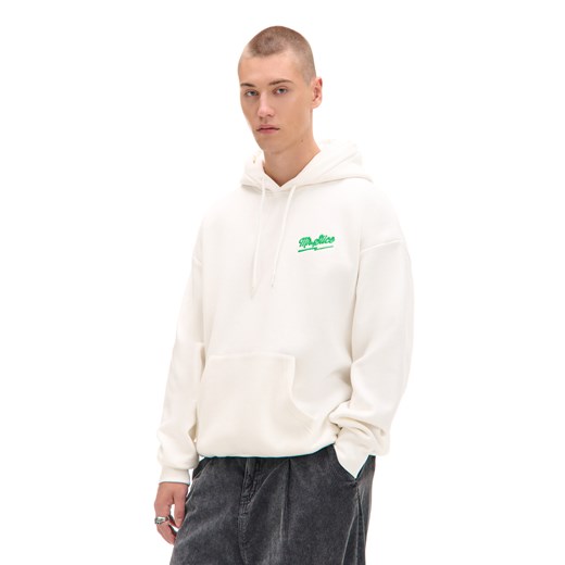 Cropp - Jasna bluza z naszywkami i nadrukiem UNISEX - kremowy ze sklepu Cropp w kategorii Bluzy męskie - zdjęcie 176575667