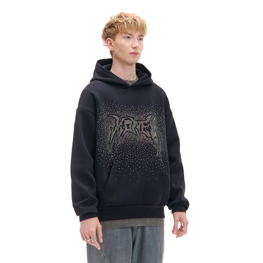 Cropp - Czarna bluza z aplikacją UNISEX - czarny ze sklepu Cropp w kategorii Bluzy chłopięce - zdjęcie 176575676
