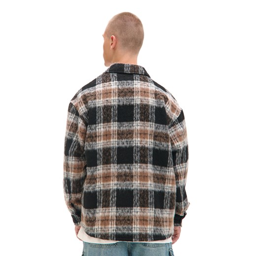 Cropp - Kraciasta koszula z miękkim wykończeniem - czarny Cropp L Cropp