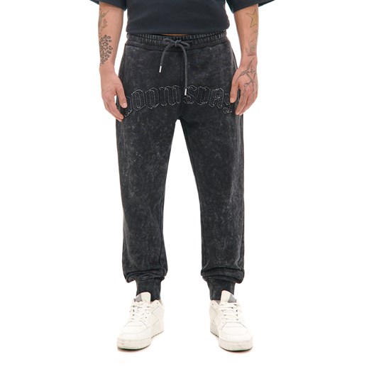 Cropp - Spodnie joggery regular z napisem - szary ze sklepu Cropp w kategorii Spodnie męskie - zdjęcie 176576069