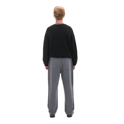 Cropp - Spodnie loose z lampasami - szary Cropp XL Cropp