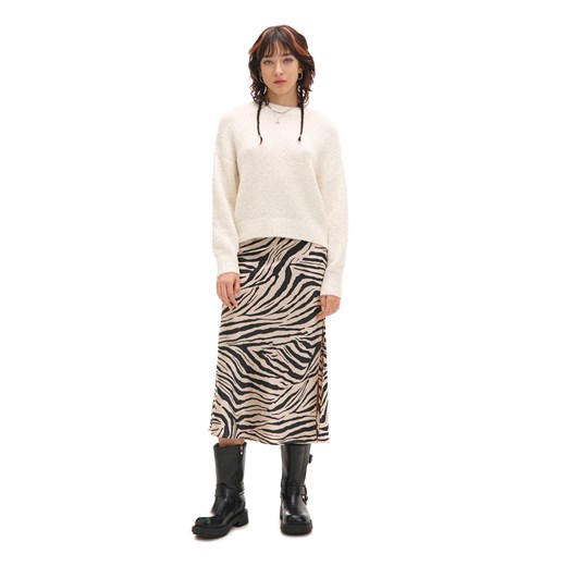 Cropp - Biały sweter - biały Cropp L okazja Cropp