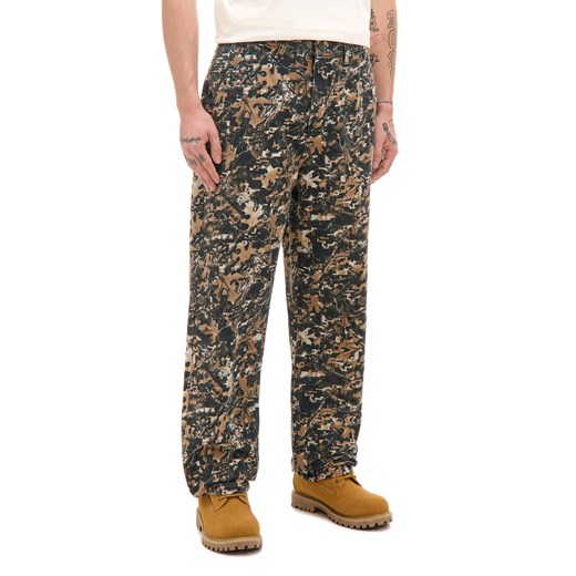 Cropp - Spodnie loose z motywem camo - beżowy ze sklepu Cropp w kategorii Spodnie męskie - zdjęcie 176577166
