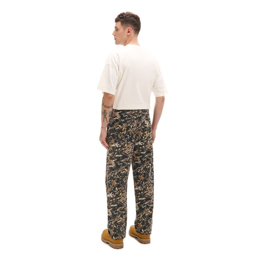 Cropp - Spodnie loose z motywem camo - beżowy Cropp 36 Cropp